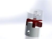 Acoplador Eixo 5mm (NEMA17) to 8mm by brustolon