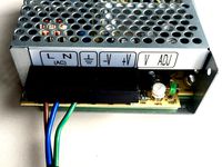 Cover of electrical terminals for supply Mean Well by poupa