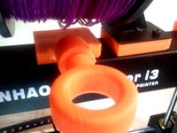 Wanhao Duplicator i3 - Guide Ring (Turnable Knob) [Remix from Drazen]  by israngkul