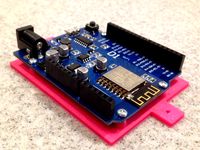 Arduino Uno/WeMos D1 Mounting Plate by Finch