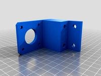 NEMA 17 motor mount for v-slot, offset. by shingabiss