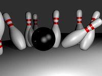 Bowling Pin and Ball by NikitaR