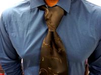 Lasercut Leather Tie by TrotecCanada