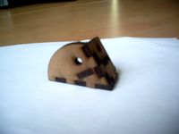 lower upper parts for MendelMax (wood). Easyer to cut and assemble ! by jfrocchini