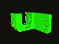 E3D v6 Tarantula Base - Sensor mount (stock green-sensor) by m4RT1n
