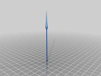 Neon Genesis Evangelion Lance of Longinus Small Model by tekomuto