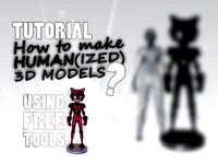 How to make Human(ized) 3D Models? (Tutorial + Example) by Techtek