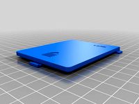Spektrum DX3 DX4 battery door by Ph3nyx