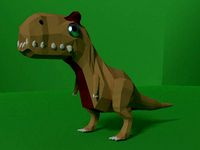 Cuty Dino : Carnotaurus by PanzerOwl
