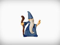 Rolf the Wizard by MakerBot remix  by 3DPVDB