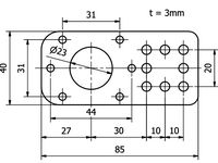 Stepper motor bracket by orps40199