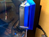 Flashforge Creator Pro 2016 Door Handle Draft/Warp Stopper by tim_sweden