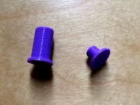 Rivet for 608ZZ bearing - P3Steel Spool Holder by Gush