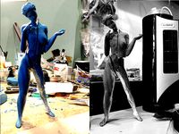 Modern Woman by Phill_Luland_3D_Printed_Art