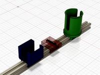 Misumi collection: spool holders and NEMA 17 motor holder by production