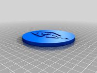 Skyrim Logo Coaster by MassiveLoaf