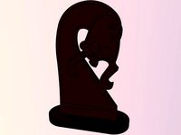 Oseberg Tent Post Carving - Viking by Snorri