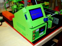Ramps 1.4 housing with 80mm fan and built-in LCD controller 12864 by BH_3D_Hobby
