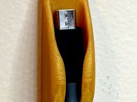 Power / USB / MISC Cord Wall hanger by mistertech