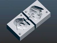 Trump 2 part mold by digitalcoleman