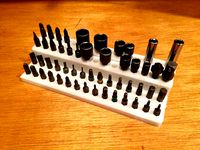1/4" Hex Bit Holder/Organizer by landonc9
