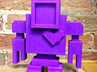LoveBot the Robot (Flat Print) by corymogk