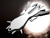 Star Citizen Retaliator Keyring Tag by Motocompo