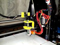 Geeetech Acrylic I3 Auto Bed Level BLTouch Mount by palad0n