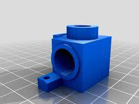 Cl-260 Ultimaker Max carrier belt tensioner for bearing with 12mm outer diameter like most brass, PTFE and POM bearings by ForenSeil
