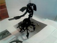 DESTROYER DROID - Star Wars - Meccano Parts by jlsilicon