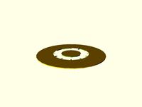 Support Ring for Miniatures by bradjshannon