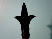 Finial Lily (for PVC Halloween Fence) by Dyne