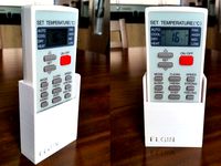 Suporte para o Controle Remoto do Ar Condicionado Elgin YKR-H/002E / Support AC (Air Conditioning) remote control Split Hi Wall Elgin Eco 12000 by eduardotocha
