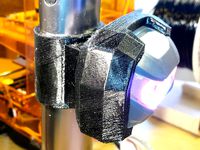 Electric unicycle headlight mount (Ninebot One trolley handle, Lampenhalter) by juewei