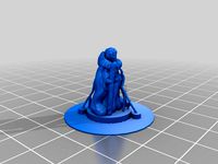 Fantasy Adventuring Party - Elf Magic User supported, printable by bradjshannon