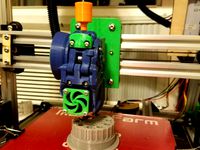 Makerfarm Pegasus xcarriage for Toranado extruder by LEO76