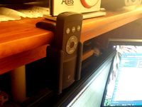 Remote holder (Logitech Z906) by franckarts