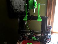 Prusa i3 spool Holder by Shmucketellyjoe
