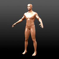 Eric Wolack | Realistic Male Body - High Polygon Mesh