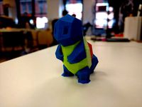 Color Low-Poly Squirtle by MosaicManufacturing
