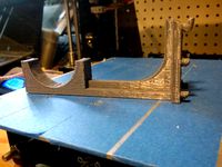 Peg Board Filament Rack Bracket by Fr8Dog