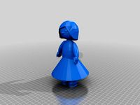 girl in dress by Aspie