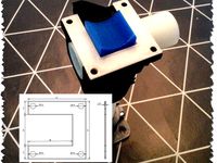Corner Spacer for  Mostly Printed CNC 525 "F-25mm OD" by dintid