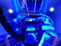 Rostock Effector Probe-less E3D J-head v5 mount by amats