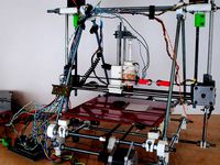 Conversion of Prusa to Wax 3-D printer by jpearce