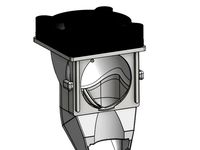 MP Mini Select 3D PLA & PETG 40mm Fan Shroud by FDM_Guru