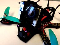 Acro/Race Quad GoPro Mount by egenjohn