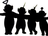 3d teletubbies silhouette by caj