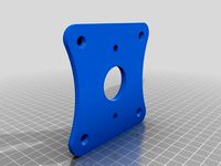 Adapter for Yamaha Mixer to VESA 75 Monitor Mount by craigj