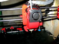 Fan Duct for E3D All Metal Hot End V5 by MikeP-NZ for blower fan 40x20mm by Ferreous